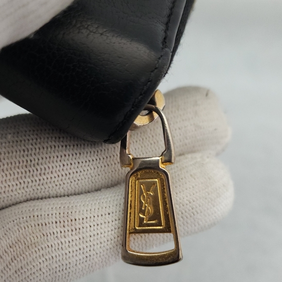 Auth YSL Yves Saint Laurent Zip Around Long Wallet - Picture 10 of 10